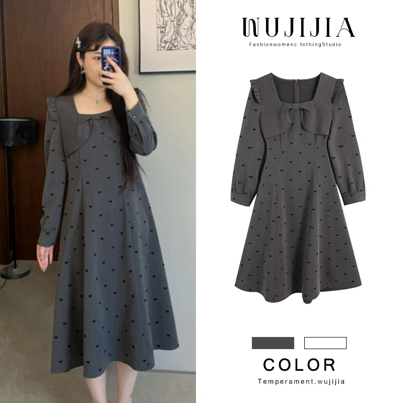 灰色连衣裙ZL54968