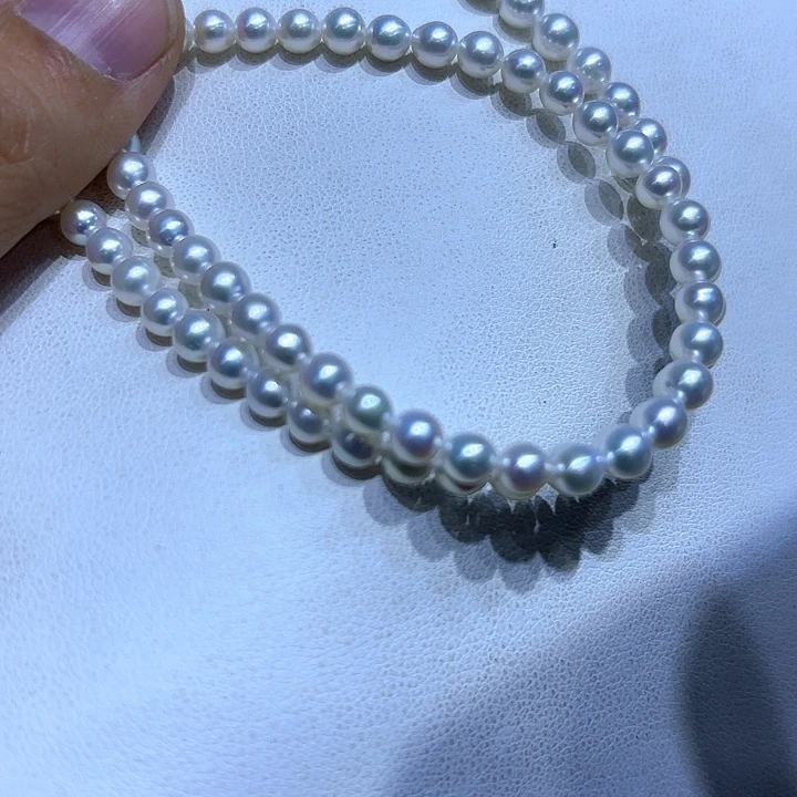 银S925镶嵌淡水珍珠颈饰