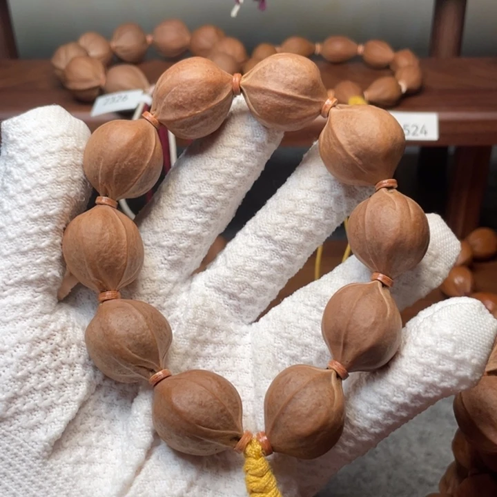 玩***样橄榄核手串/手链225大尺寸一物一图