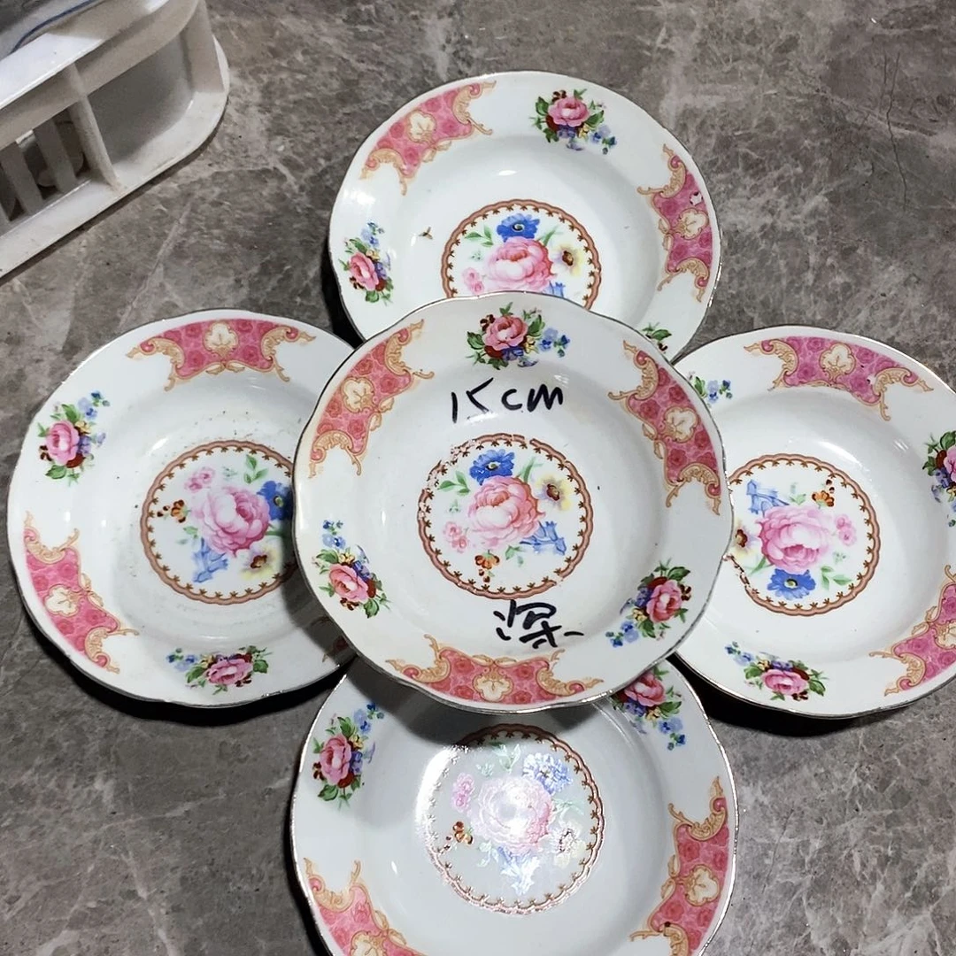 景德镇陶瓷15公分5个