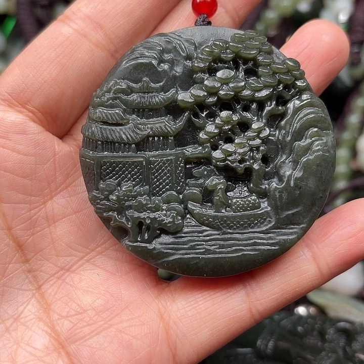 和田玉颈饰未镶嵌