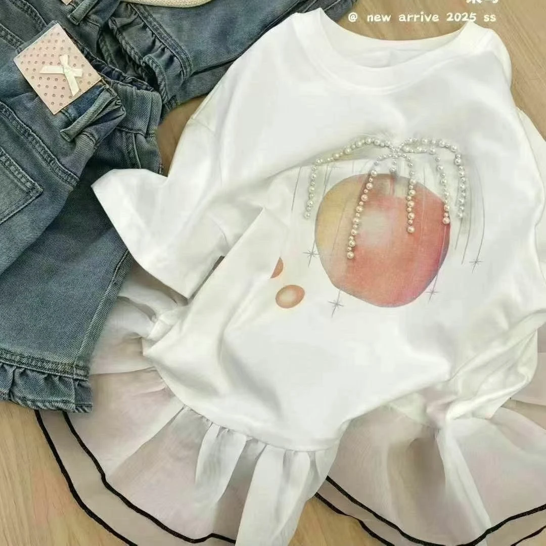 5006童装珍珠苹果裙T