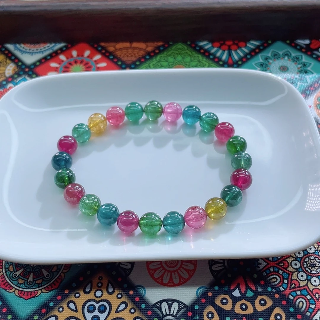 手链未镶嵌碧玺8.2mm左右