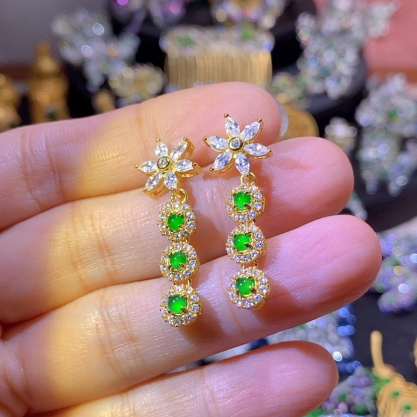 【闪购商品】银S925镶嵌挂件翡翠