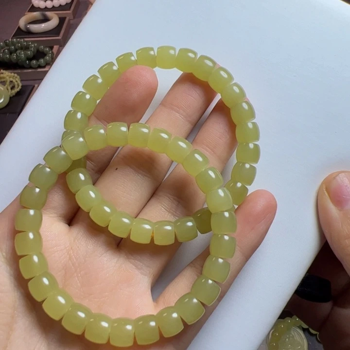 和田玉（黄玉）未镶嵌颈饰拍一发一多样性发