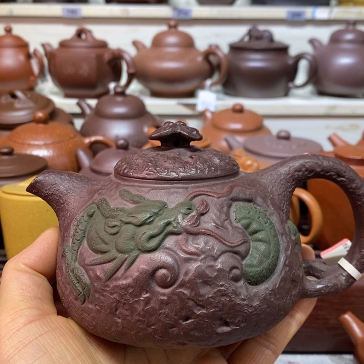 紫砂茶壶微瑕处理一把