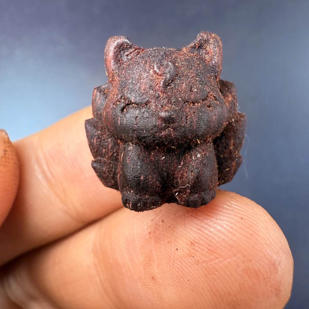 【上新】【雕刻】小叶降真香 九尾狐 精工雕刻1.8cm