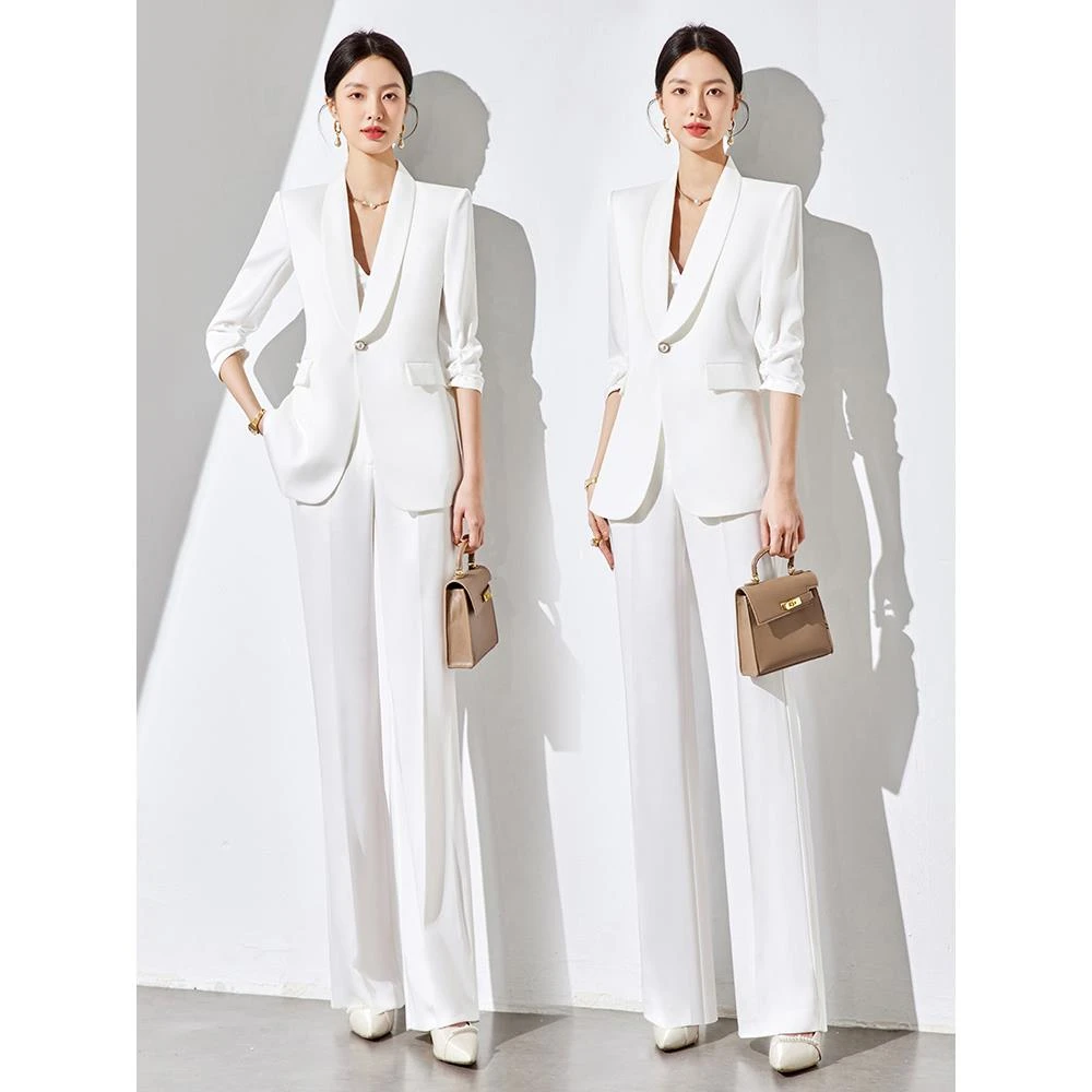 悠姿蝶气质女神风格优雅的西装优雅的穿着夏季女装2025新款休闲西