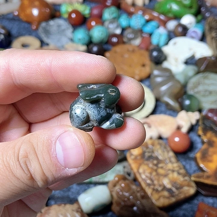 和田玉未镶嵌颈饰49