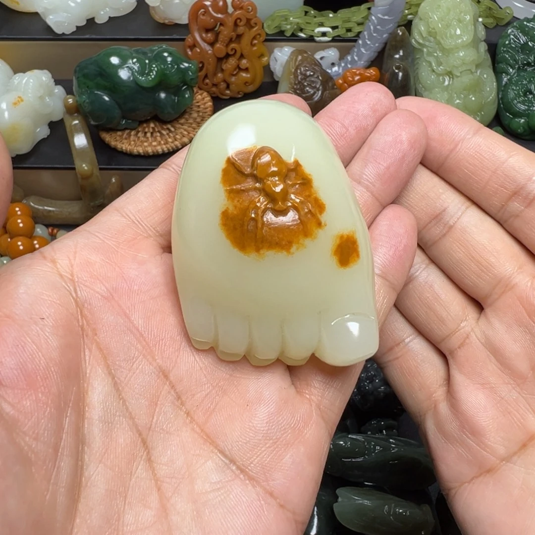 软玉未镶嵌把件天然料子