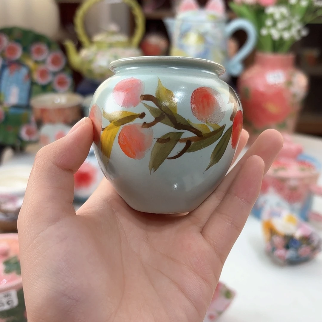 景德镇手绘高温釉下彩陶瓷茶具