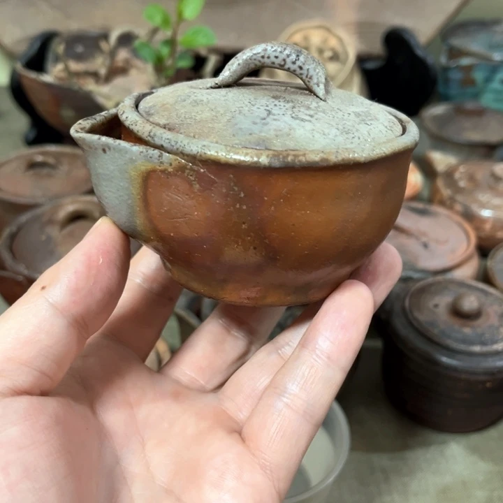 陶***茶瓷片备前。         宝瓶