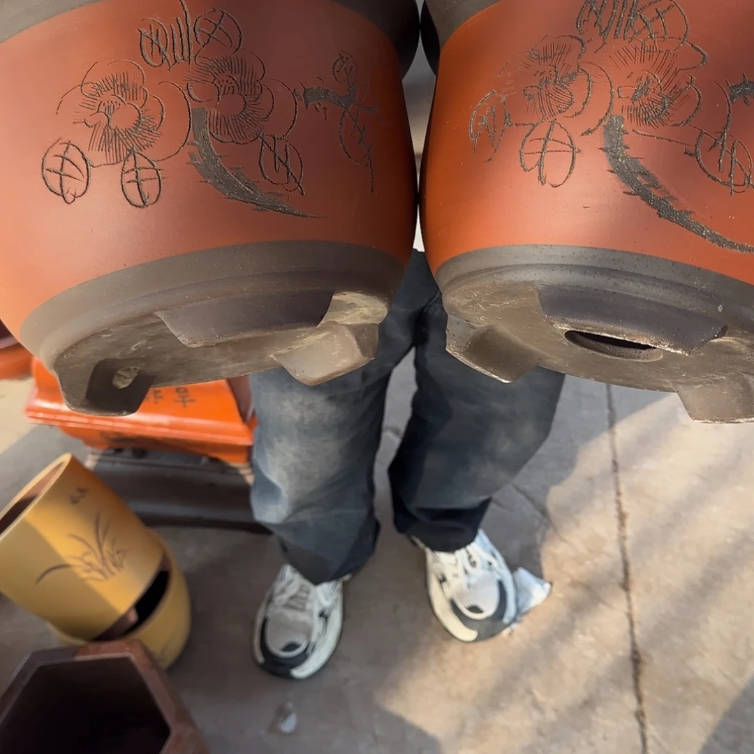 花盆紫砂口径23.14口径