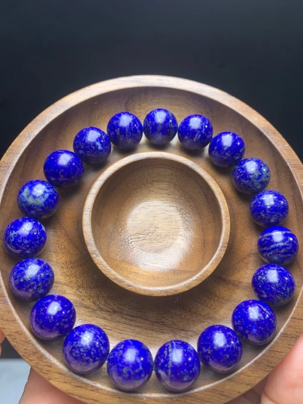 天然青金石11m文玩手串