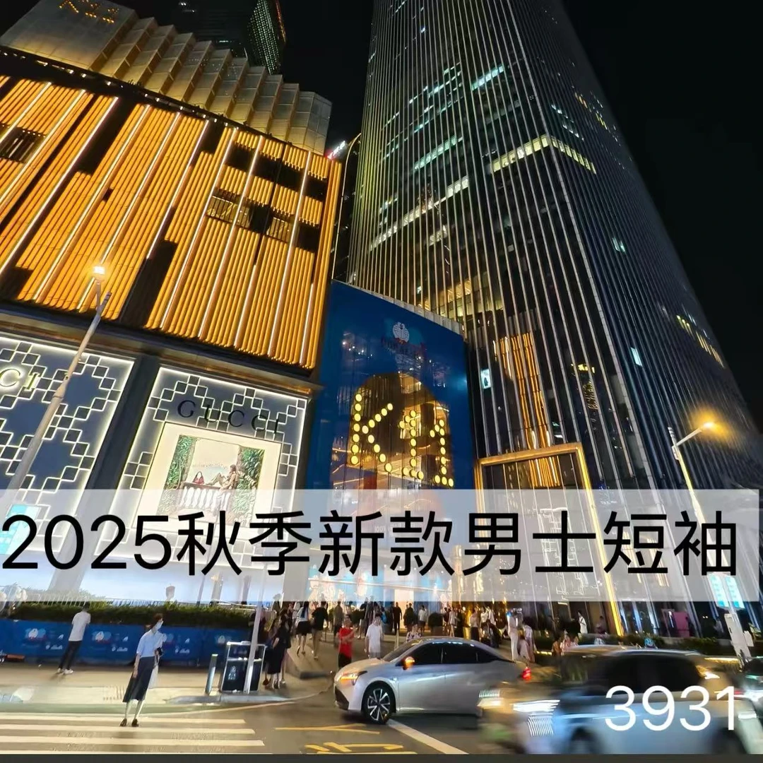 2025秋季新款男士休闲短袖T恤纯色百搭潮流款-3931【X-C-Z-10.14】B