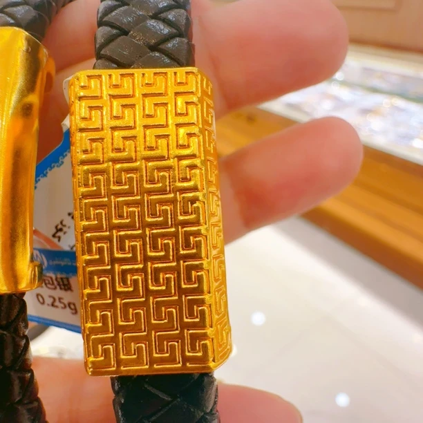 合金手链 国潮风佛学手牌送男友金包了银0.15gقاپلىما ئالتۇن