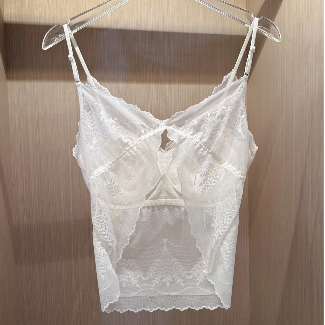 2025新款蕾丝露背美背时尚背心吊带