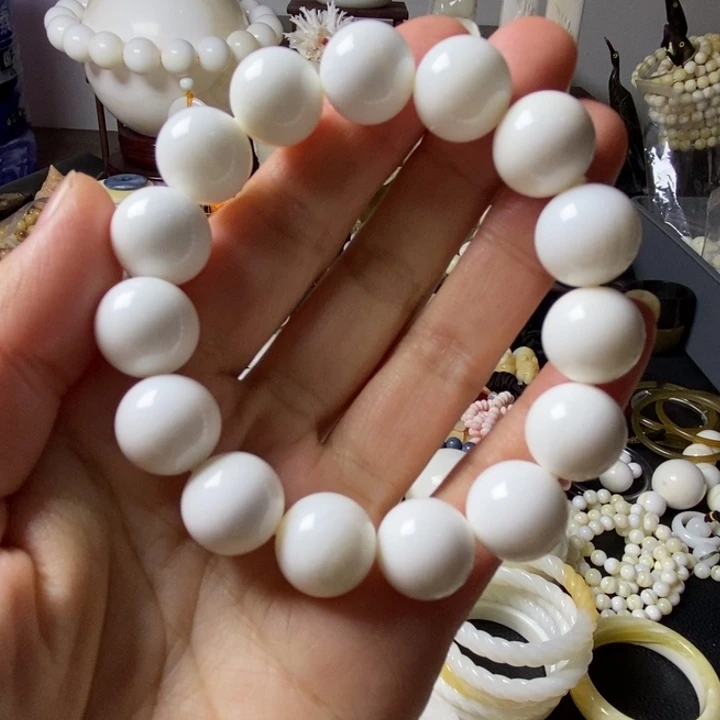 贝壳纯铜单圈瑕疵白料1.2