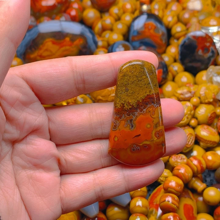 玛瑙/玉髓未镶嵌项链