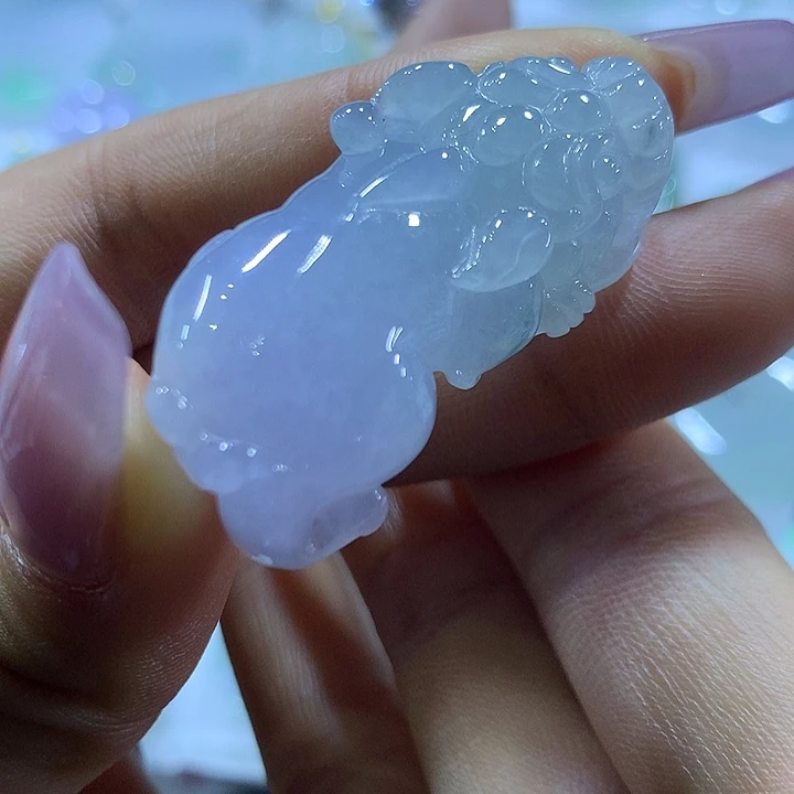 翡翠未镶嵌颈饰天然翡翠A货吊坠