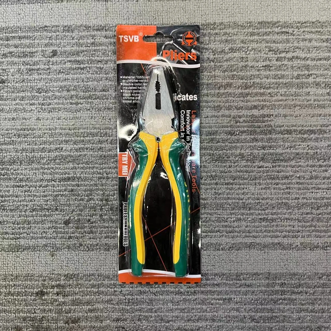 8寸平口老虎钳子家用钳子工业维修钢丝钳