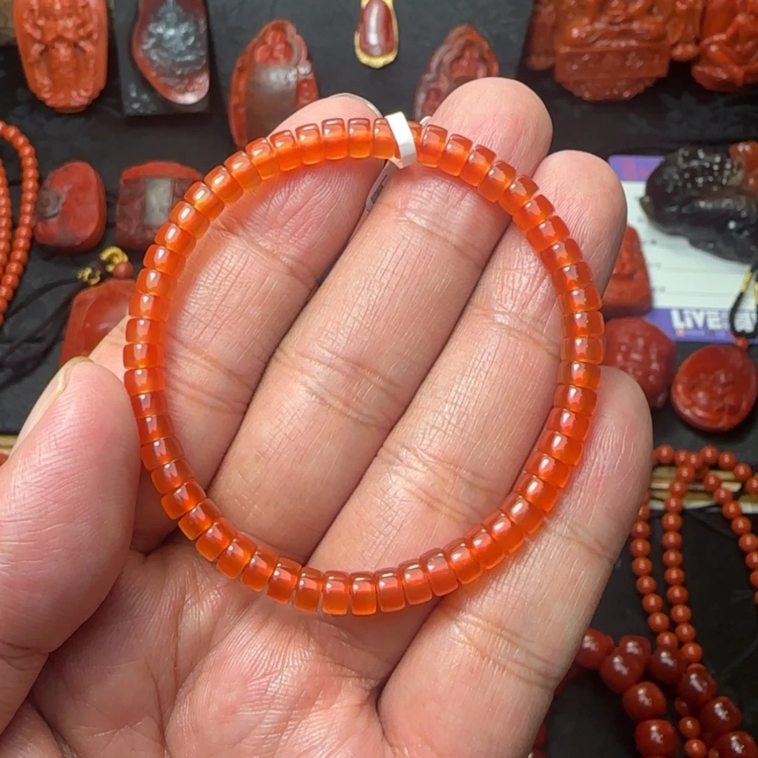 南红玛瑙未镶嵌颈饰