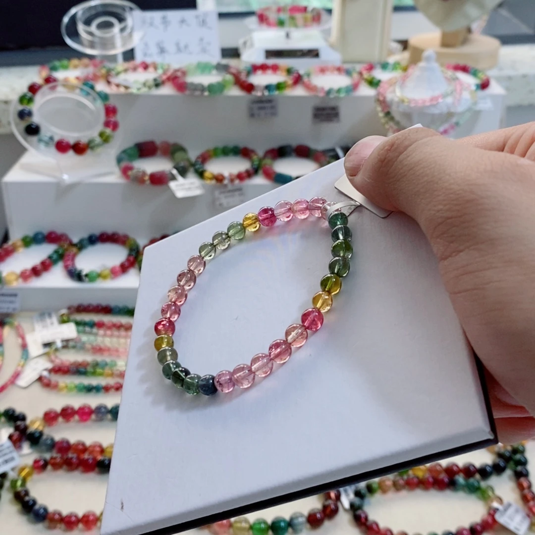 手链碧玺未镶嵌多样性发一条