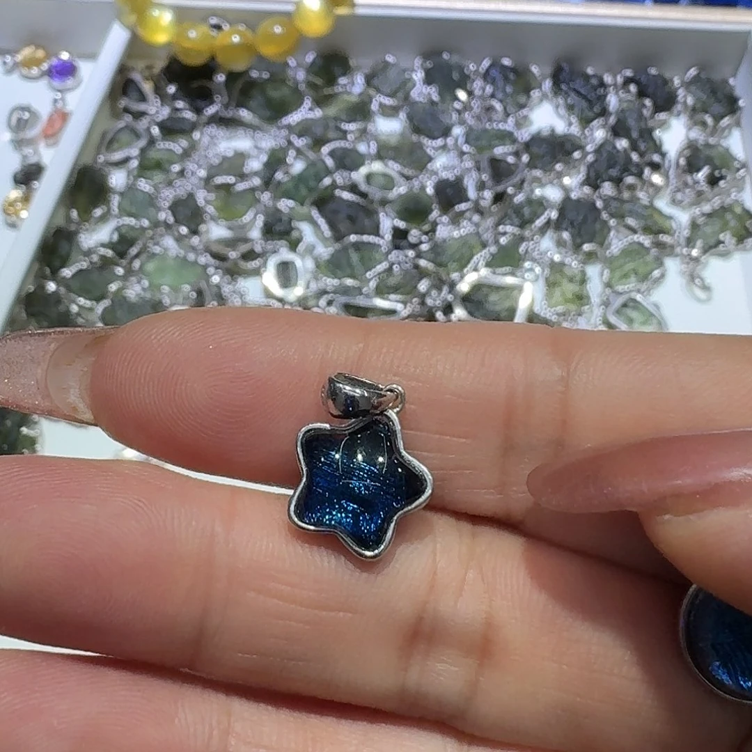 水晶珠宝半成品未镶嵌山*