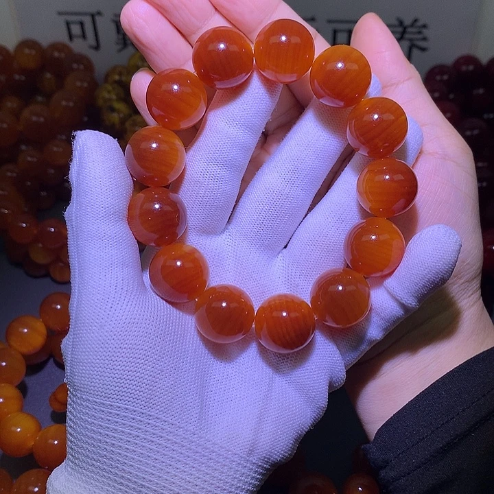 松木（琥珀木）手串/手链1.8 包浆高货