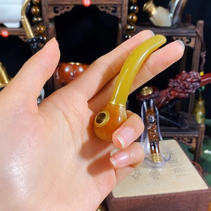 高端定制金丝楠烟嘴