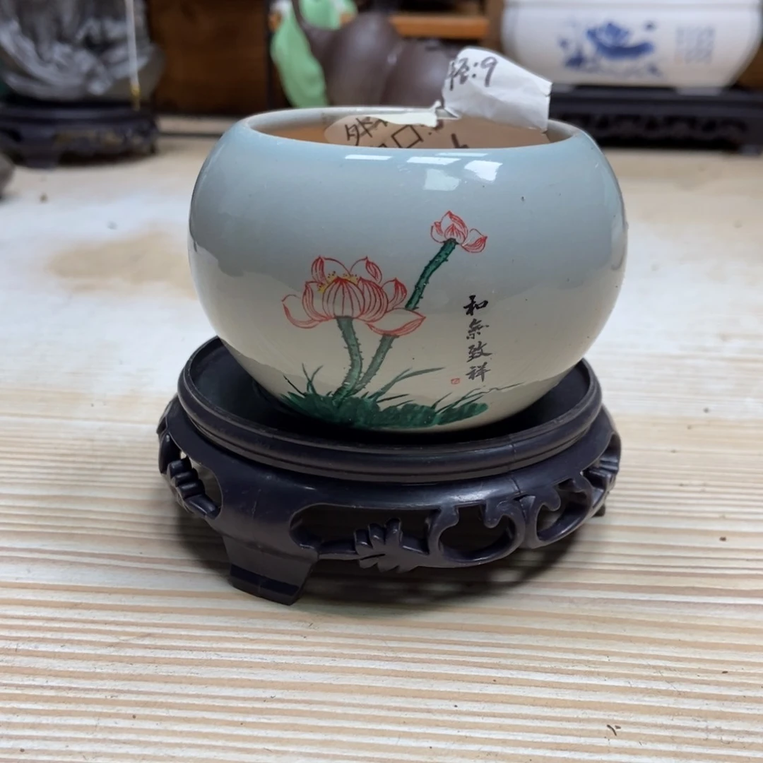 瓷片陶瓷花盆陶瓷艺术