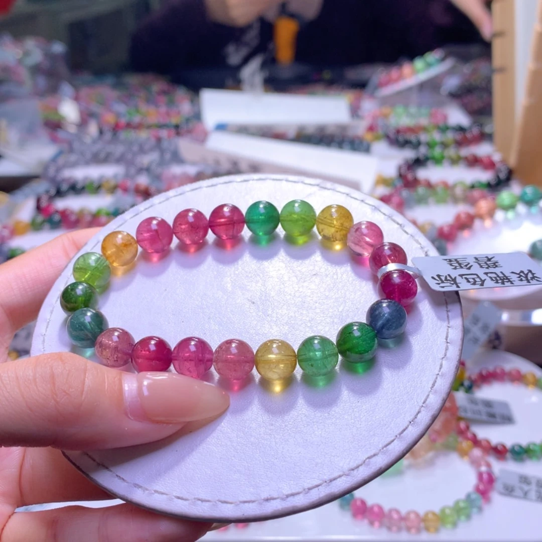 【闪购商品】银S925镶嵌手链碧玺