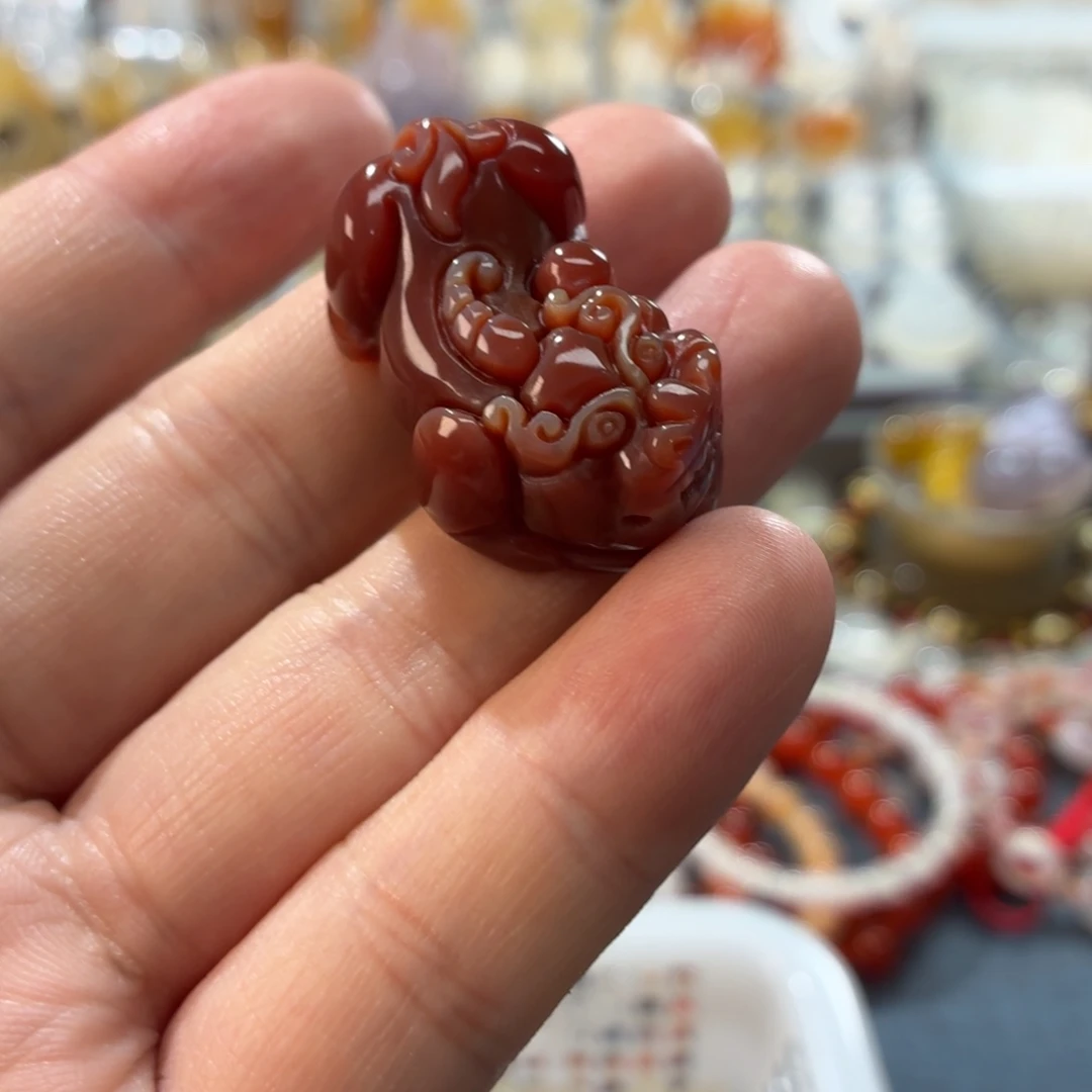 玛瑙/玉髓未镶嵌吊坠(不含链)