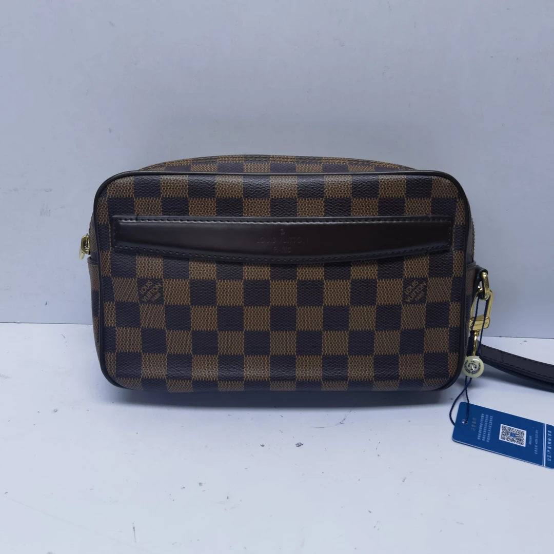 95新 LouisVuitton/路易威登 LV手拿粽棋盘格65511
