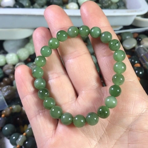 手链未镶嵌和田玉（糖玉）紫**忆