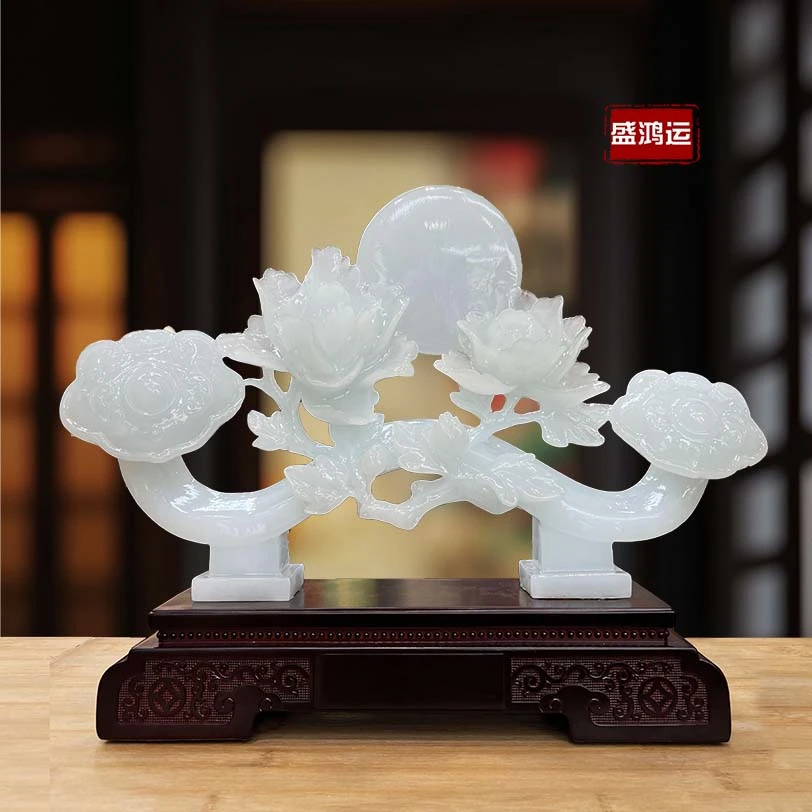 吉祥如 意摆件/尺寸：31.5*8*25cm/YMJ-12115