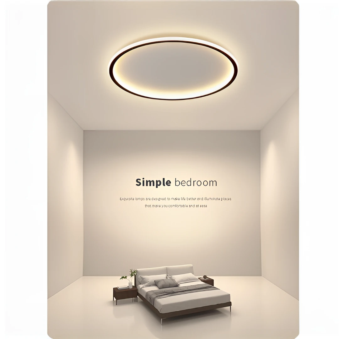 卧室灯简约风2025阳台餐厅主卧新款房间灯现代客厅吸顶灯中山灯具