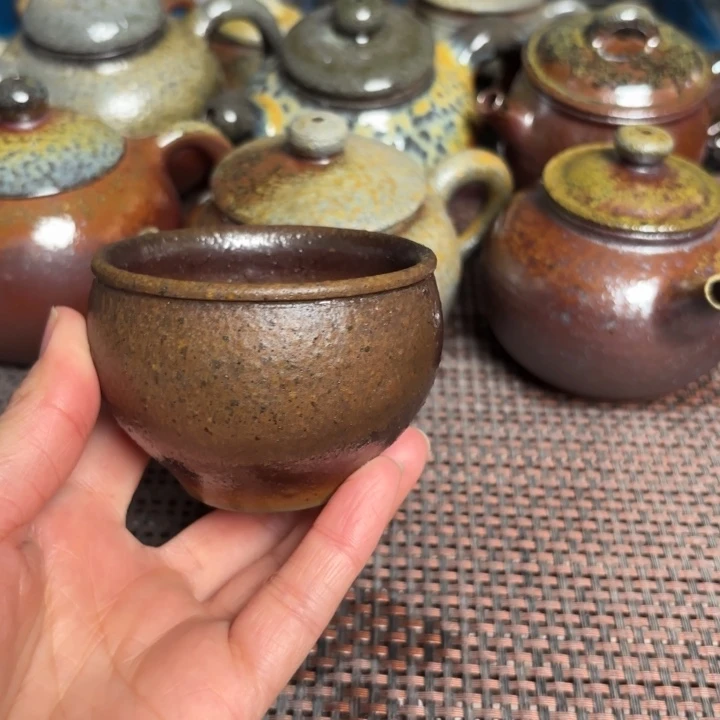 茶杯紫砂鼓包缸杯100 C