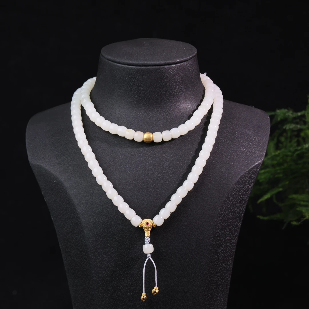 【新疆马爷珠宝】新疆子料108项链-卡8