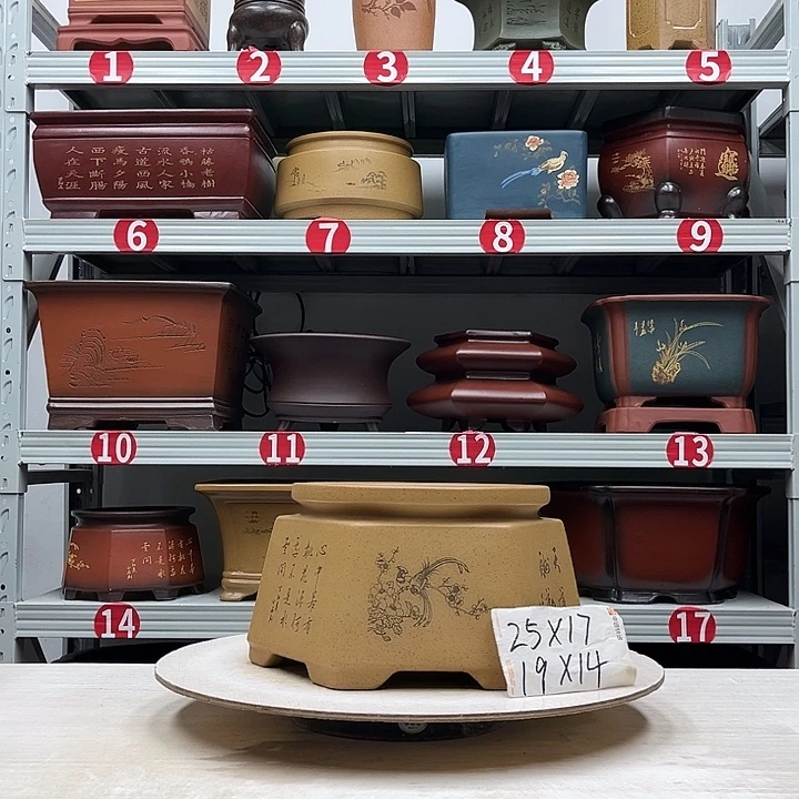 紫砂花盆紫砂花盆