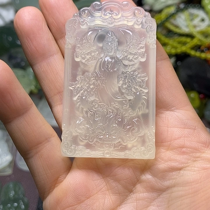 元***卦岫玉未镶嵌岫玉挂件