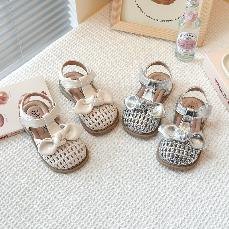 【小公举】新款女宝宝公主凉鞋夏季儿童镂空透气软底车缝线舒适凉鞋