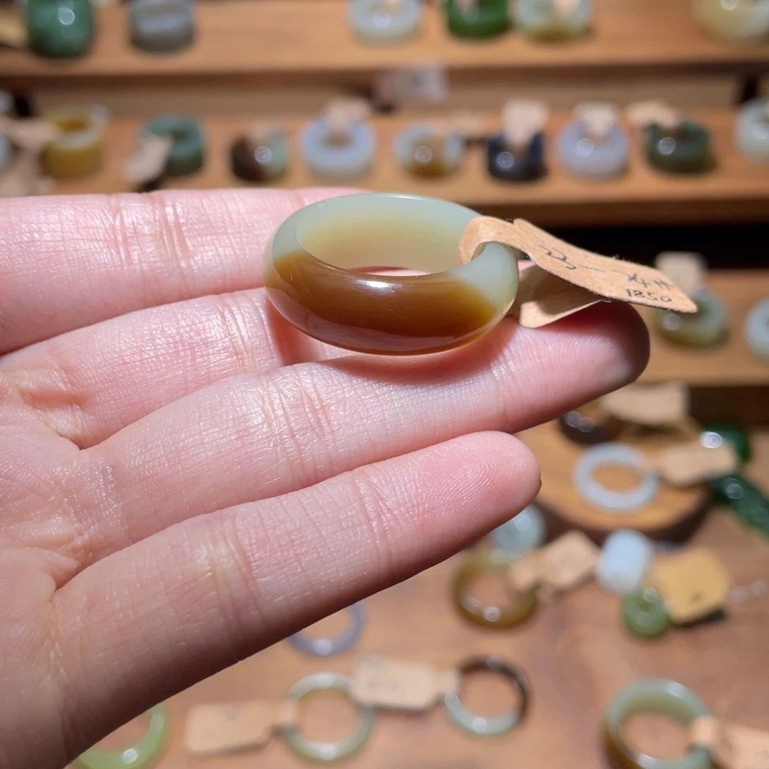 和田玉戒指未镶嵌极*シ20.6