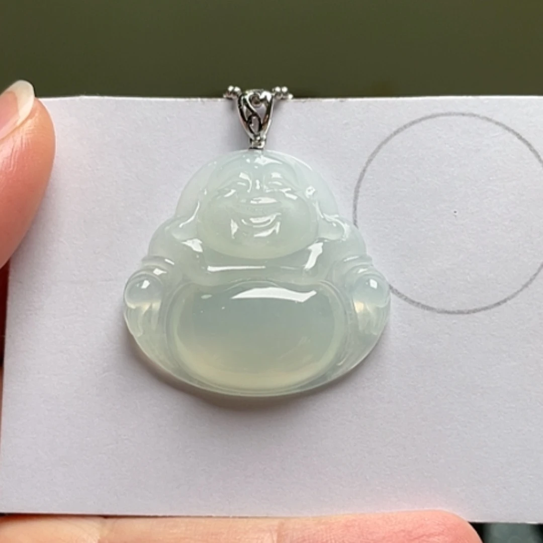 【闪购商品】吊坠(不含链)18K金镶嵌翡翠