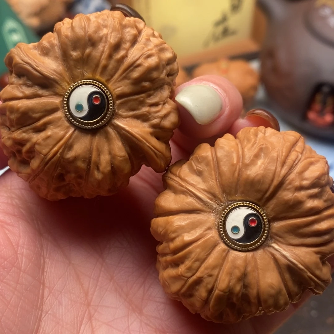 文玩核桃把件44尺寸全品南瓜吨