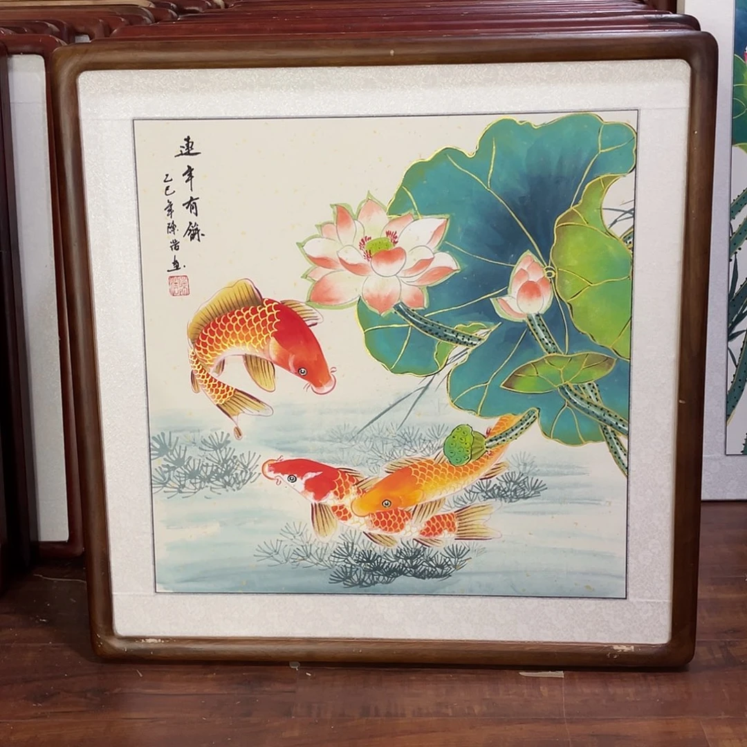 国画带框尺寸63*63厘米