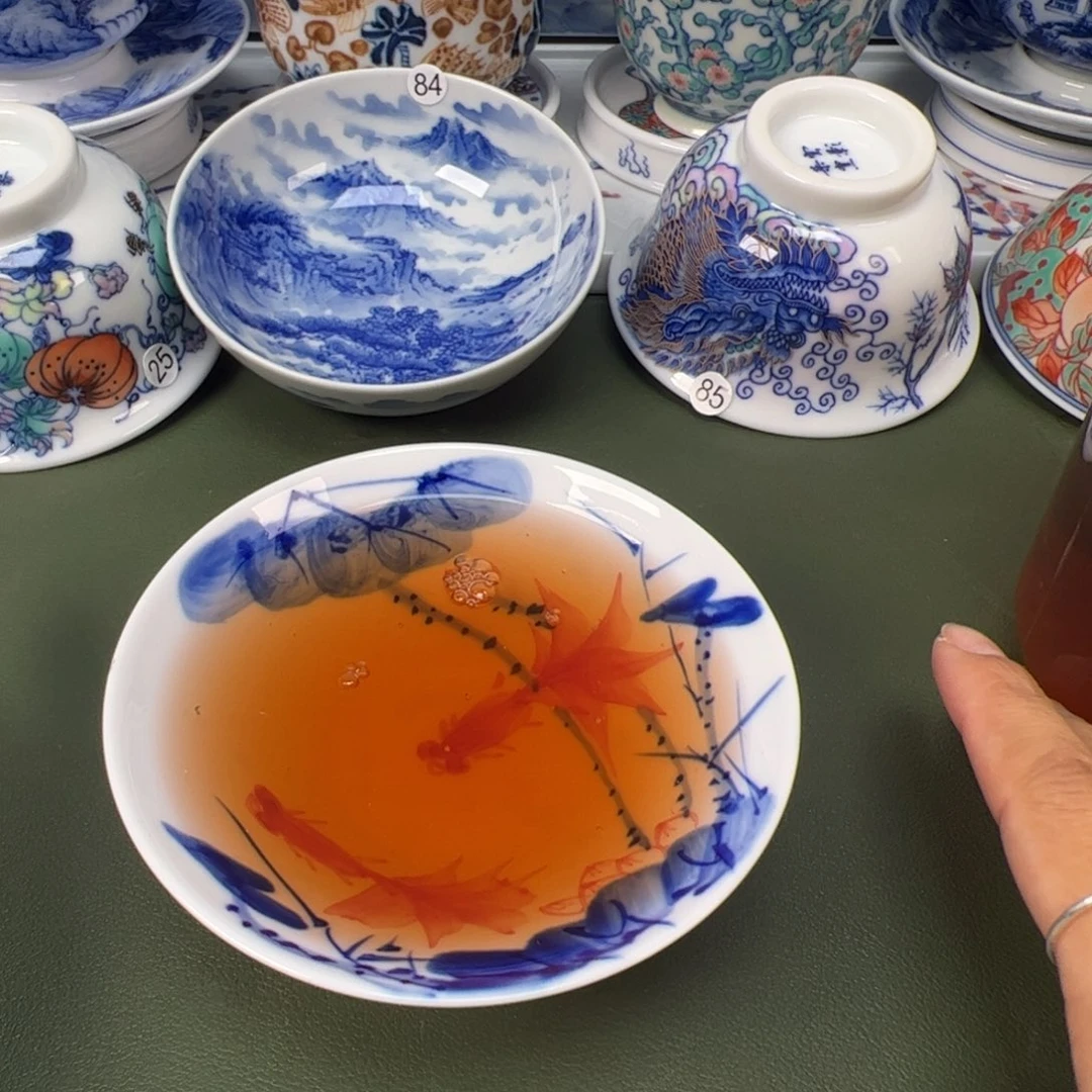 陶瓷景德镇纯手工纯手绘茶具木木86