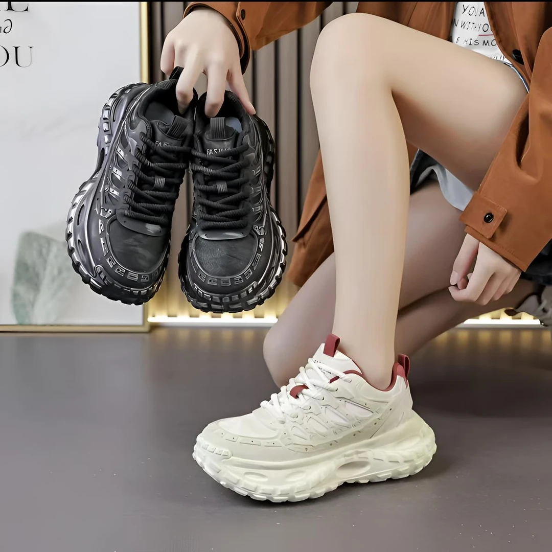 【黑神话悟空】时尚厚底情侣款潮流百搭休闲高级轮胎鞋老爹鞋 2509