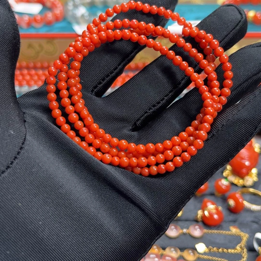 南红玛瑙未镶嵌手串