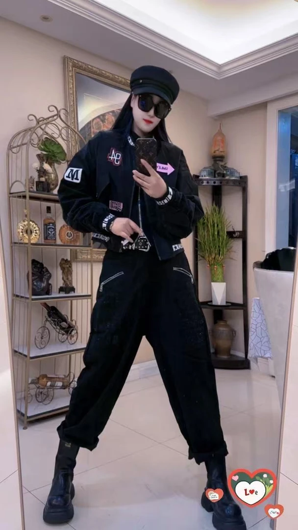 刺绣字母开衫防晒服短外套春季时尚